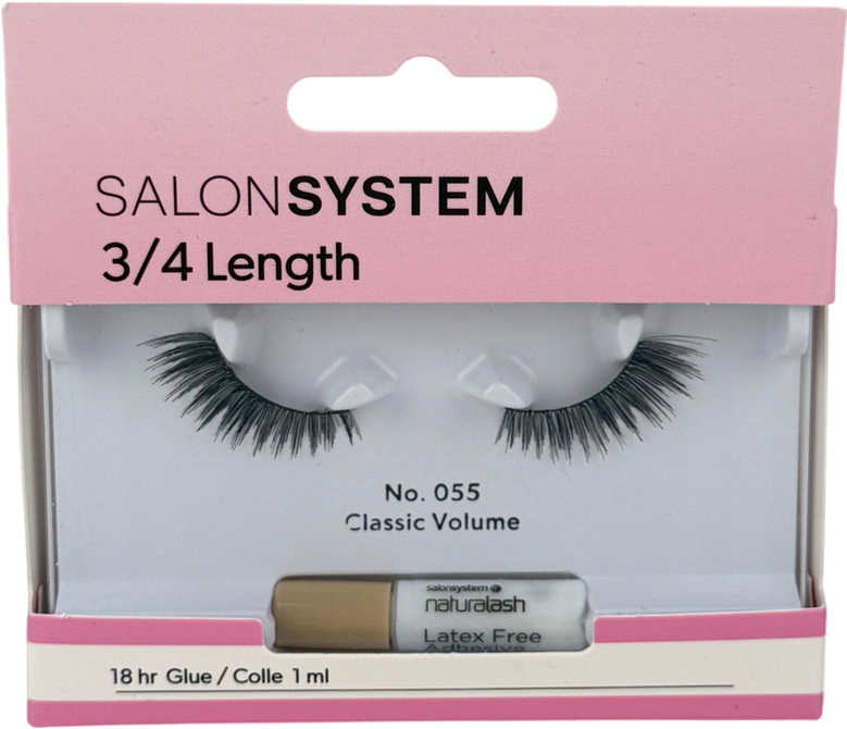 SALON SYSTEM Strip Lash 011 3/4 Length 055 One size
