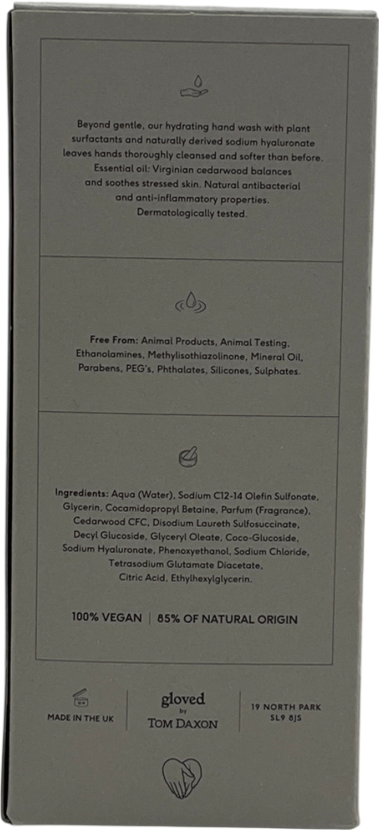 Gloved Cedarwood Active-hydrate Hand Wash 375ml