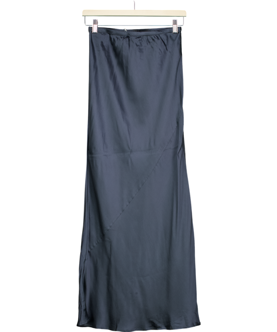 Marle Blue Isabella Silk Maxi Skirt UK 6