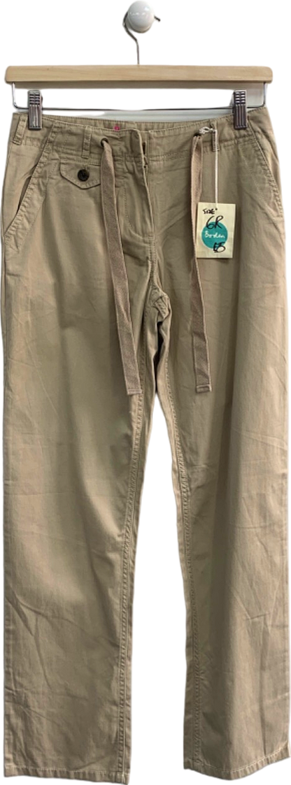 Boden Khaki Cotton Chino Trousers UK 6R