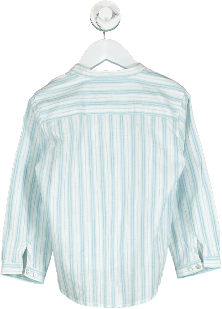 Knot Blue Striped Cotton Shirt UK 6 Yrs