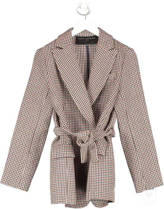 TARA JARMON Multicoloured Belted Blazer Jacket UK 38" CHEST