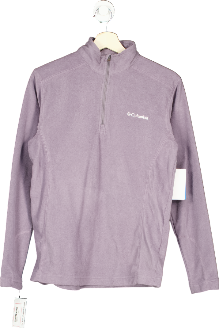 Columbia Lavender Fleece Half-Zip Pullover XS