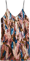 Superdry Multicoloured Deco Sequin Mini Dress UK 8