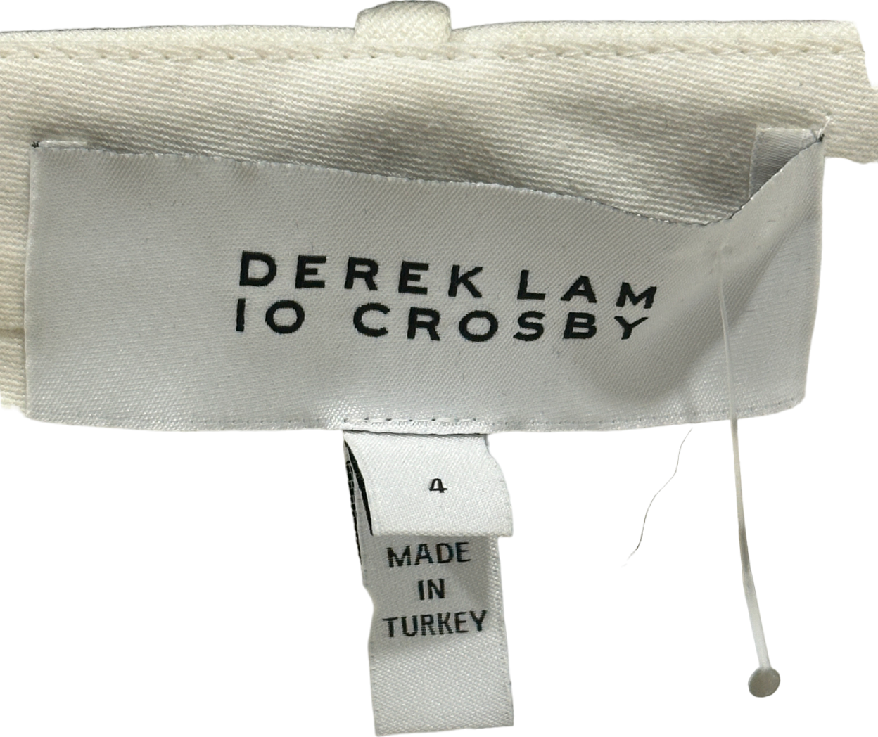 Derek Lam 10 Crosby White Flared Trousers UK 4