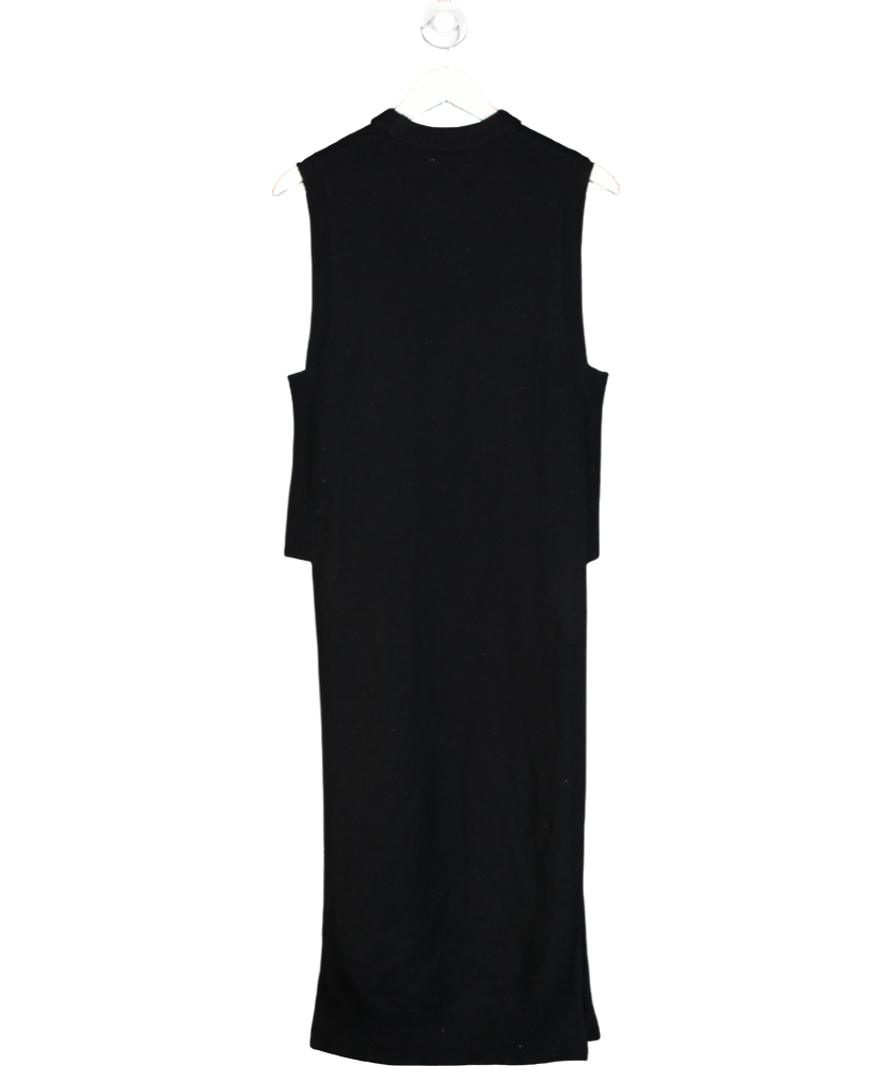 Alexander Wang Black Cashmere Blend Split Side Tunic UK XS