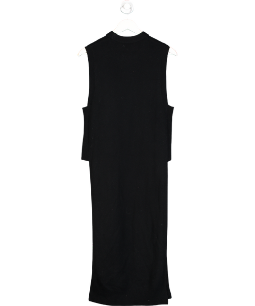 Alexander Wang Black Cashmere Blend Split Side Tunic UK XS