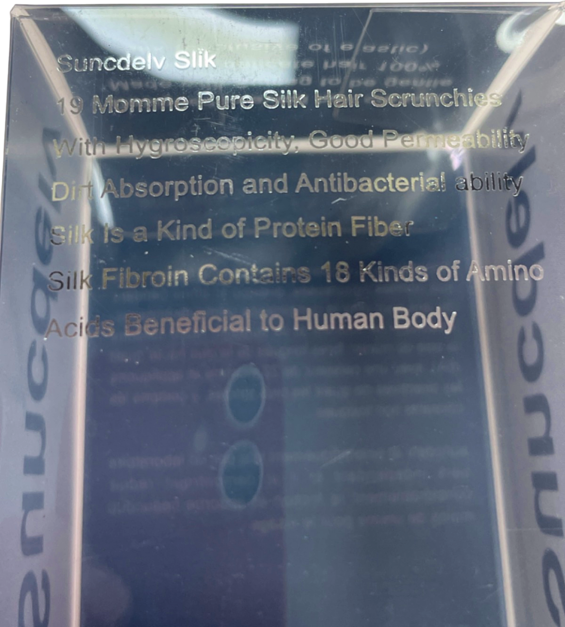 .Silk Black/Brown/Leopard Pure 100% Silk Hair Scrunchies Set of 3