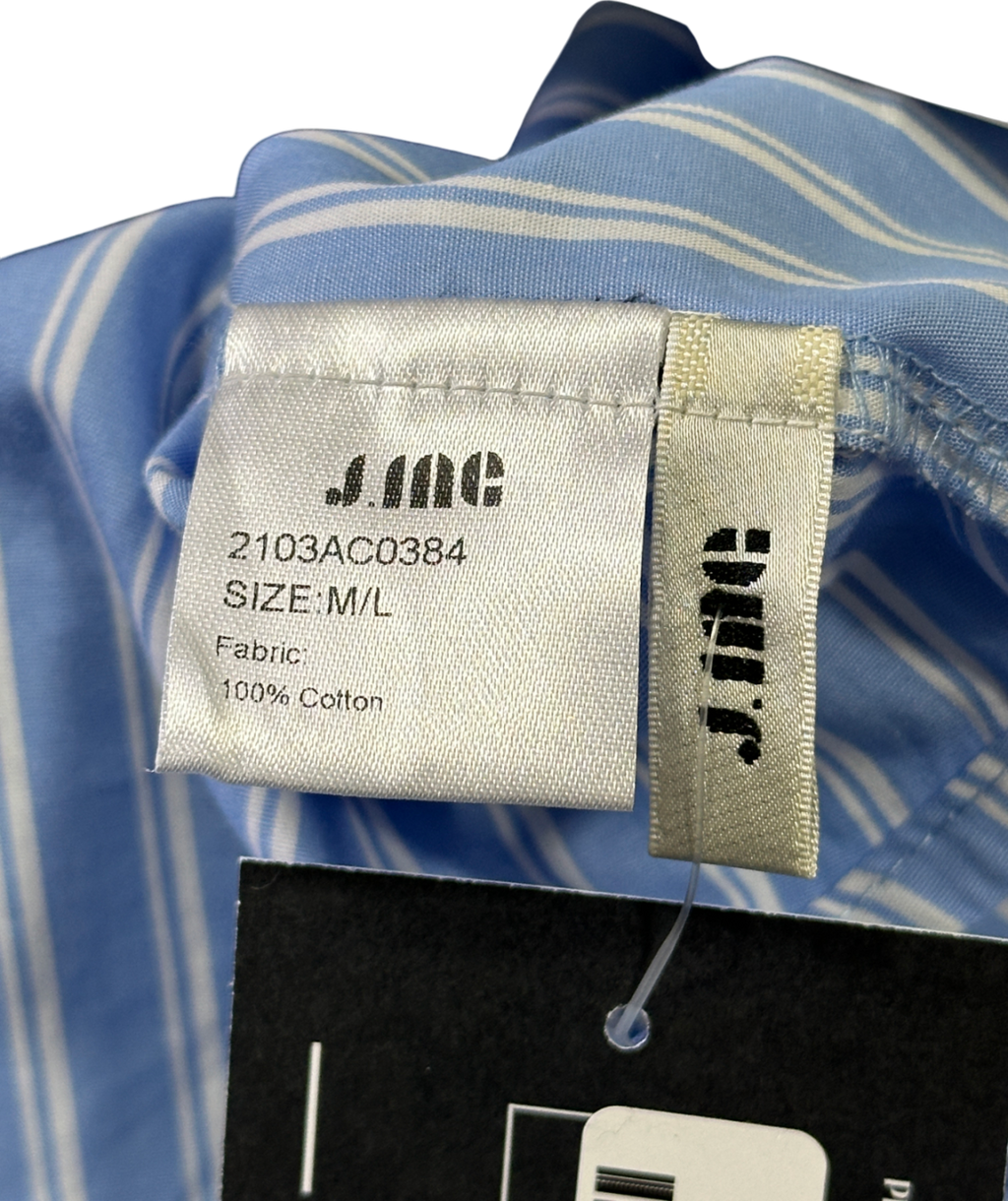 J.ING Blue Oversized Striped Shirt UK M/L