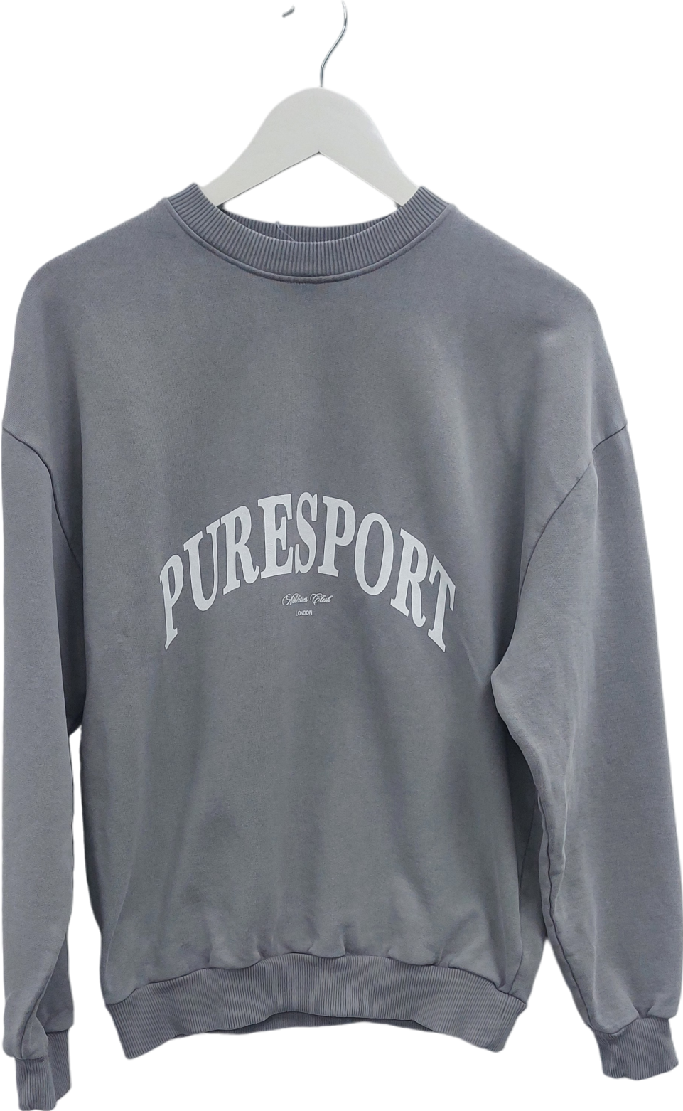 Puresport Grey Running Club Sweatshirt UK M