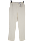 Derek Lam 10 Crosby Cream Cropped Stretch Trousers UK XS
