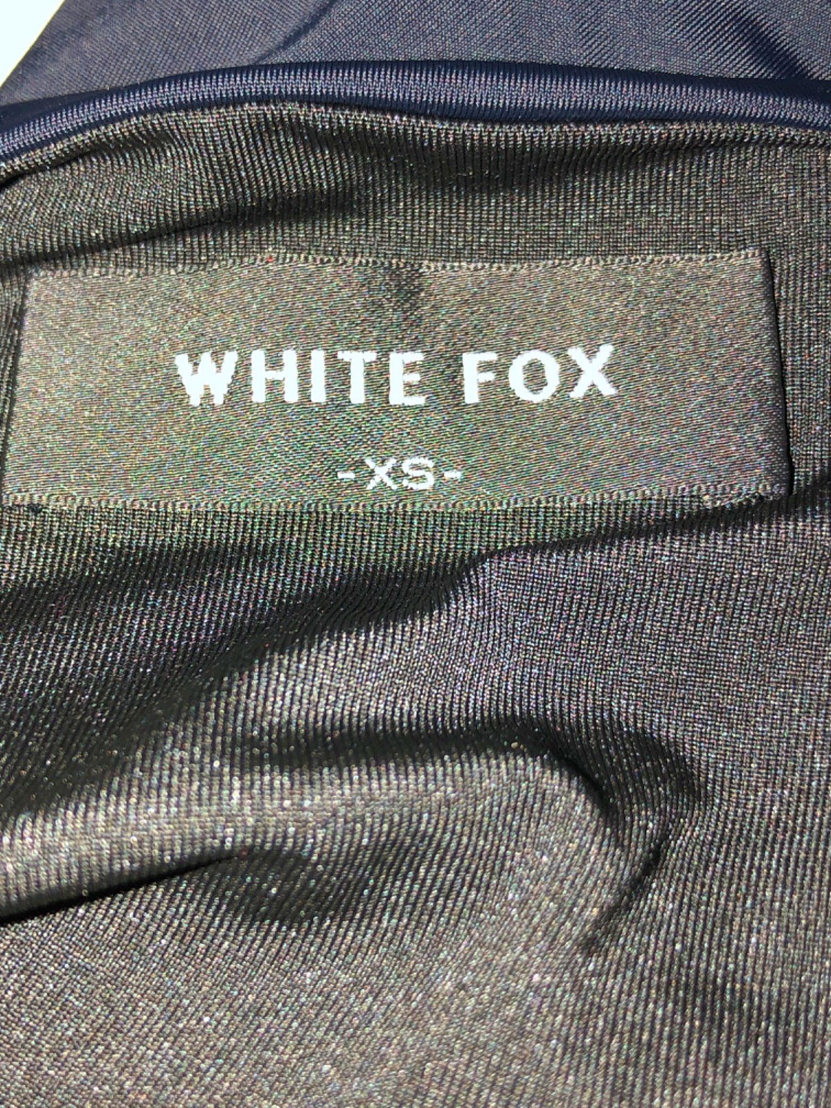 White Fox Black Fitted Camisole XS