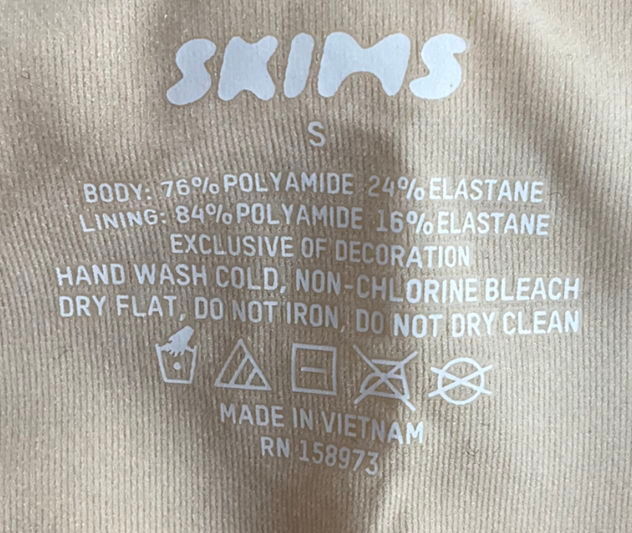 SKIMS Beige Fits Everybody Bandeau Bra - Sand UK S