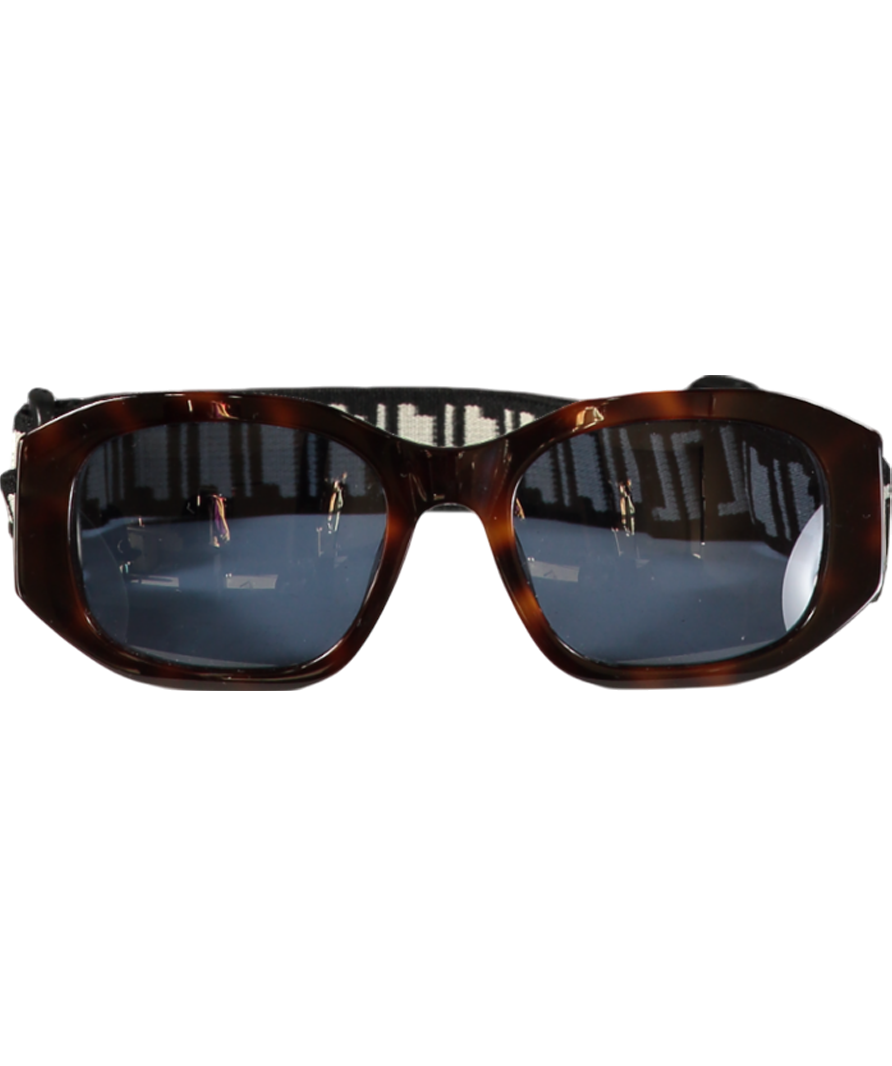 Jimmy Fairly Brown Head-strap Tortoiseshell Ski Sunglasses