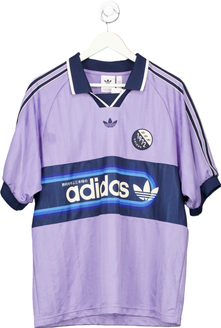 Adidas Purple Football Shirt UK M