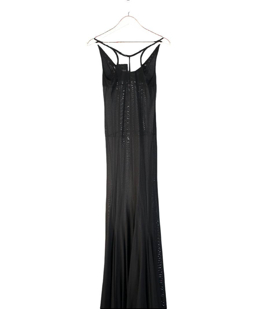 Fanci Club Black Mariana Evening Maxi Dress UK XS