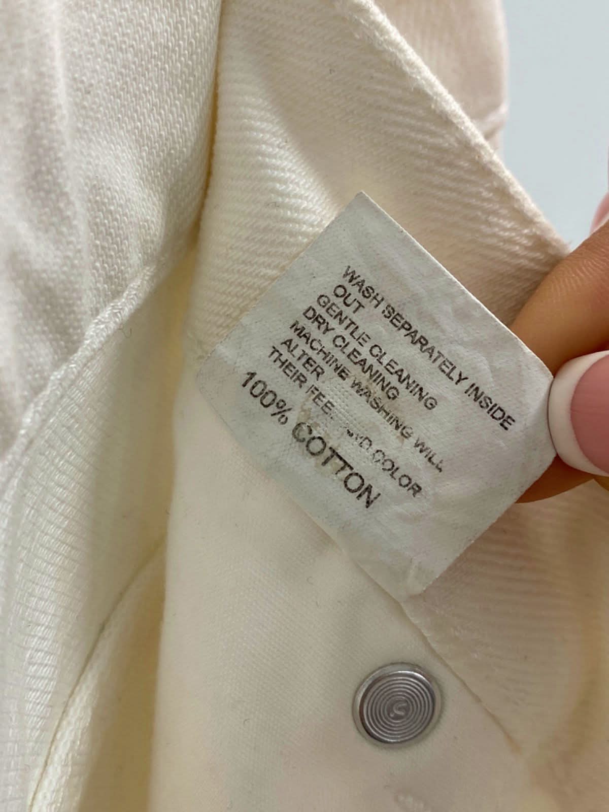 Jacquemus White Le Coup De Soleil Wide Leg Jeans W26