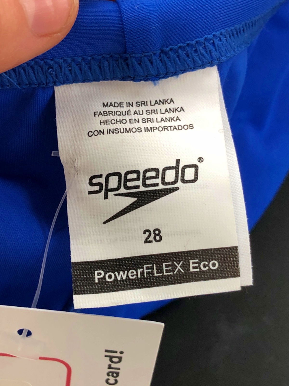 Speedo Blue PowerFLEX Eco Swim Briefs UK 28