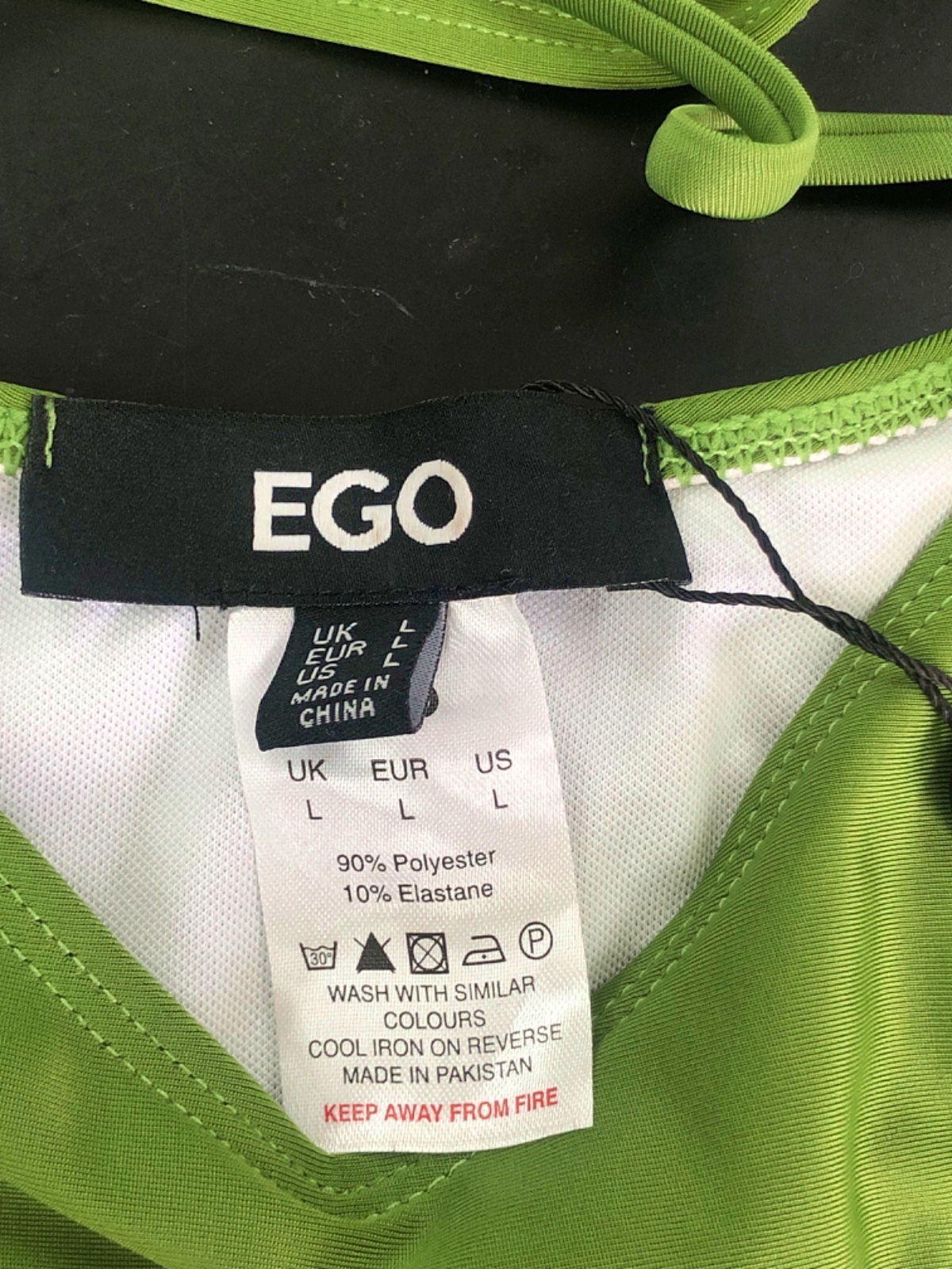 EGO Green SWIMSUIT UK L