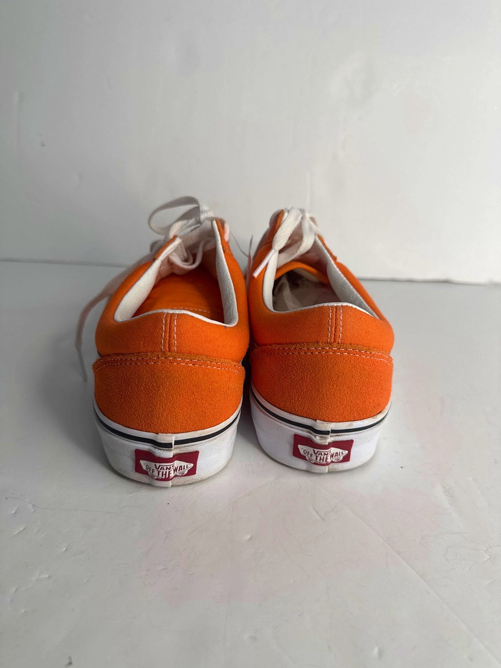Vans Orange Old Skool Trainers UK 7