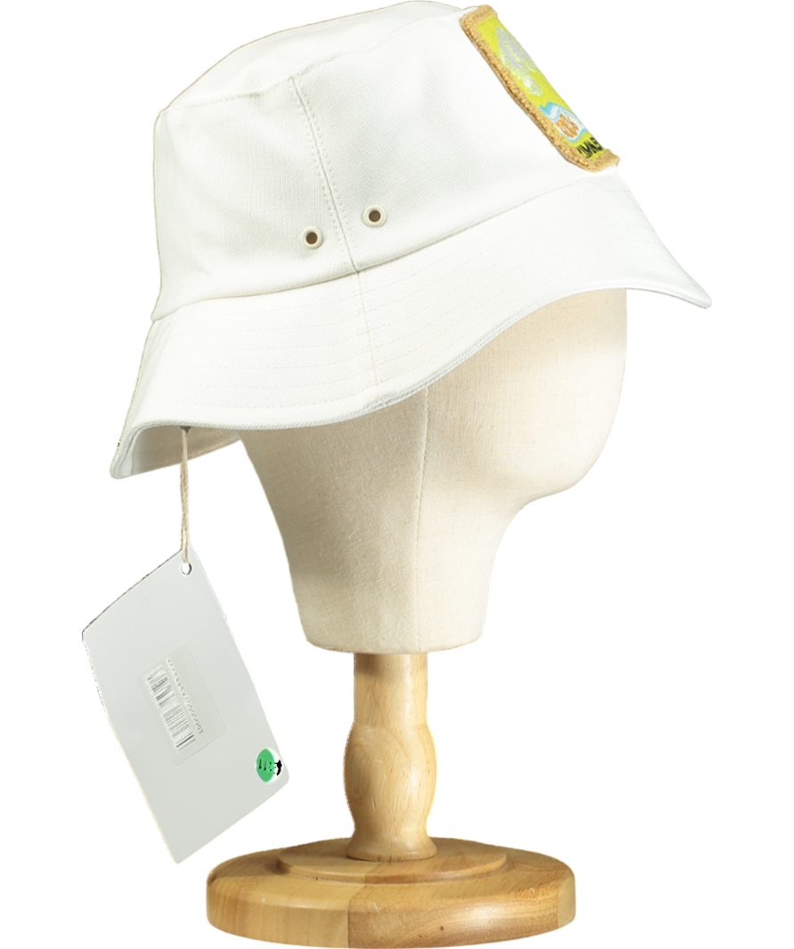 Zimmermann White Bucket Hat With Logo One Size