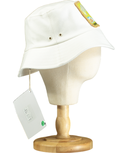 Zimmermann White Bucket Hat With Logo One Size