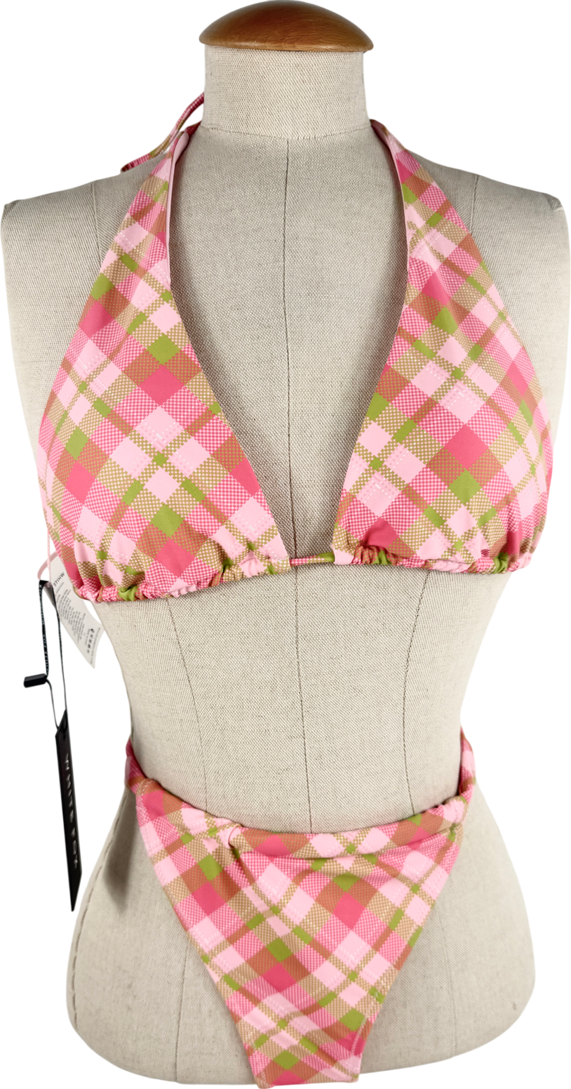 White Fox Pink Danica Bikini UK M