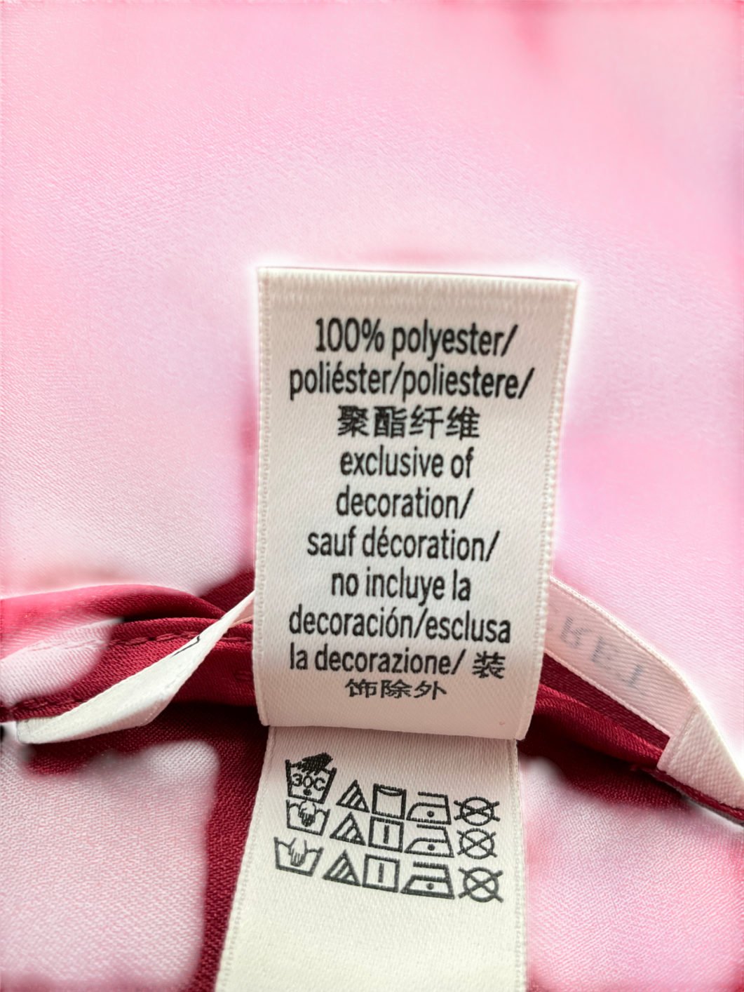 Victorias Secret Red Lacquer Roses Satin Top UK XS