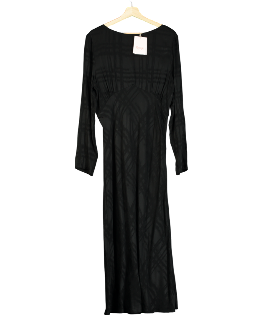 Rouje Black Abia Dress UK 16