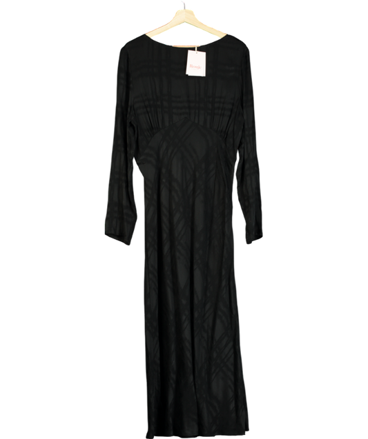 Rouje Black Abia Dress UK 16