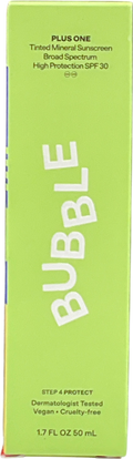 bubble Tinted Daily Mineral Sunscreen Broad Spectrum Spf 30 50ml