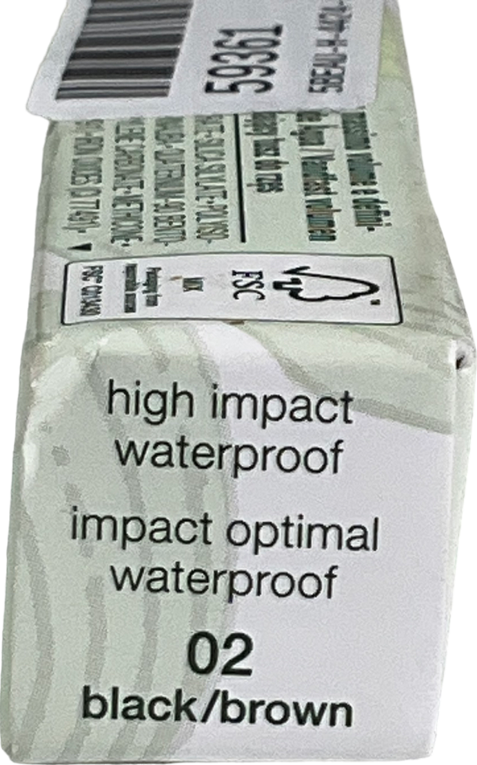 clinque High Impact Waterproof Mascara 02 Black Brown 8ml