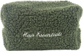 Hair essentials Green Sherpa Cosmetic Bag One Size