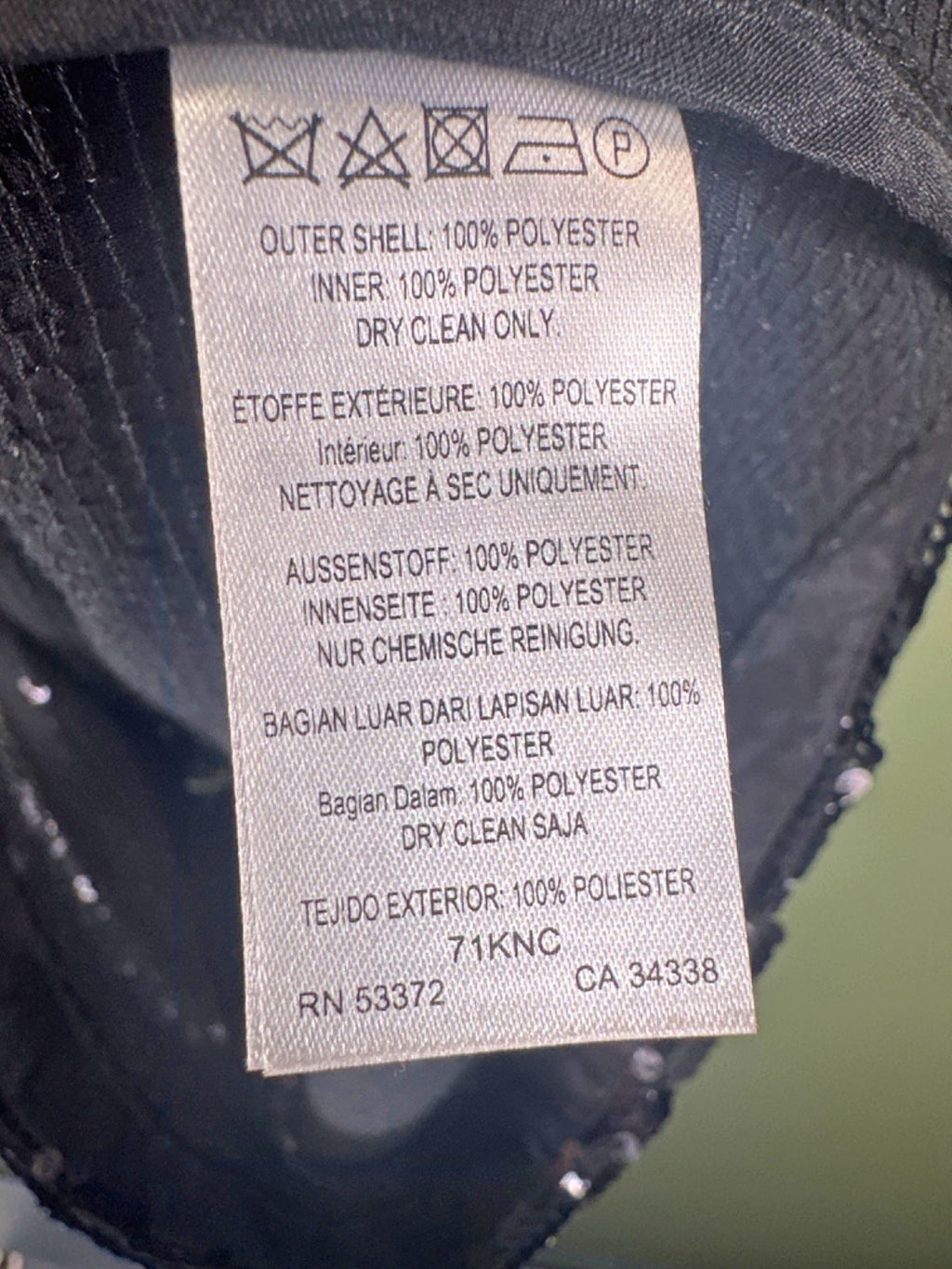 French Connection Black Sequin Sleeveless Dress UK 6