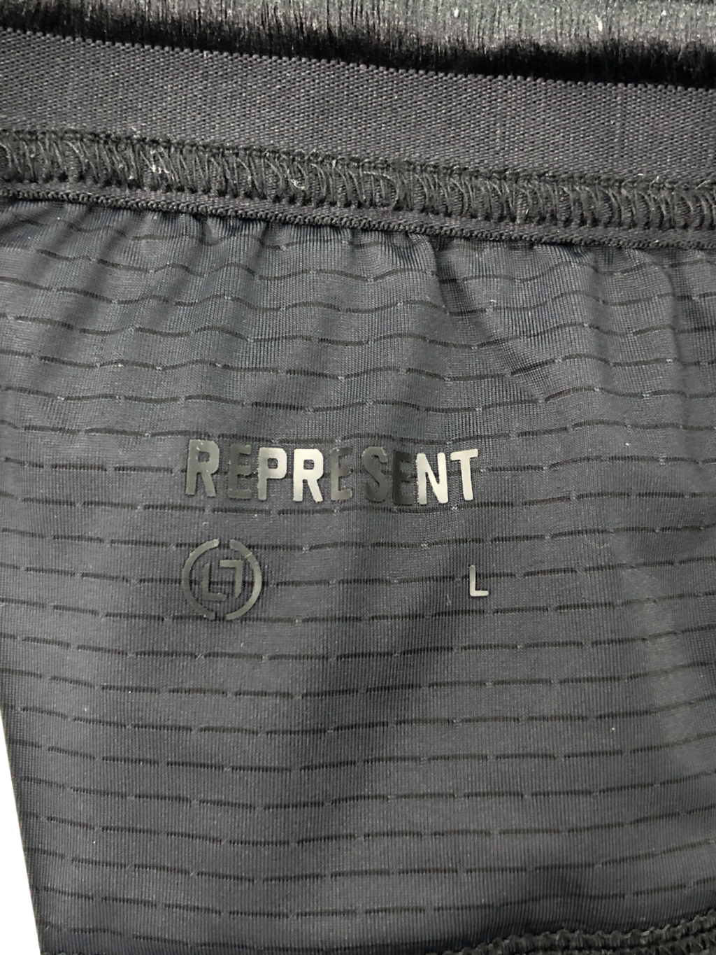 Represent Two In One Black Shorts UK L