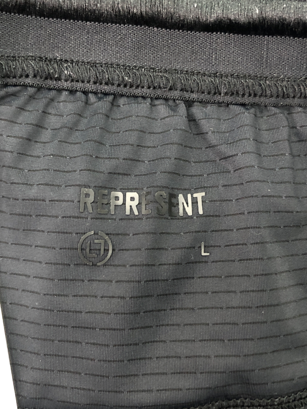 Represent Two In One Black Shorts UK L