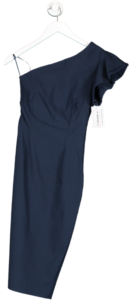 Vesper Blue Anamarie Navy Midi Dress UK 8