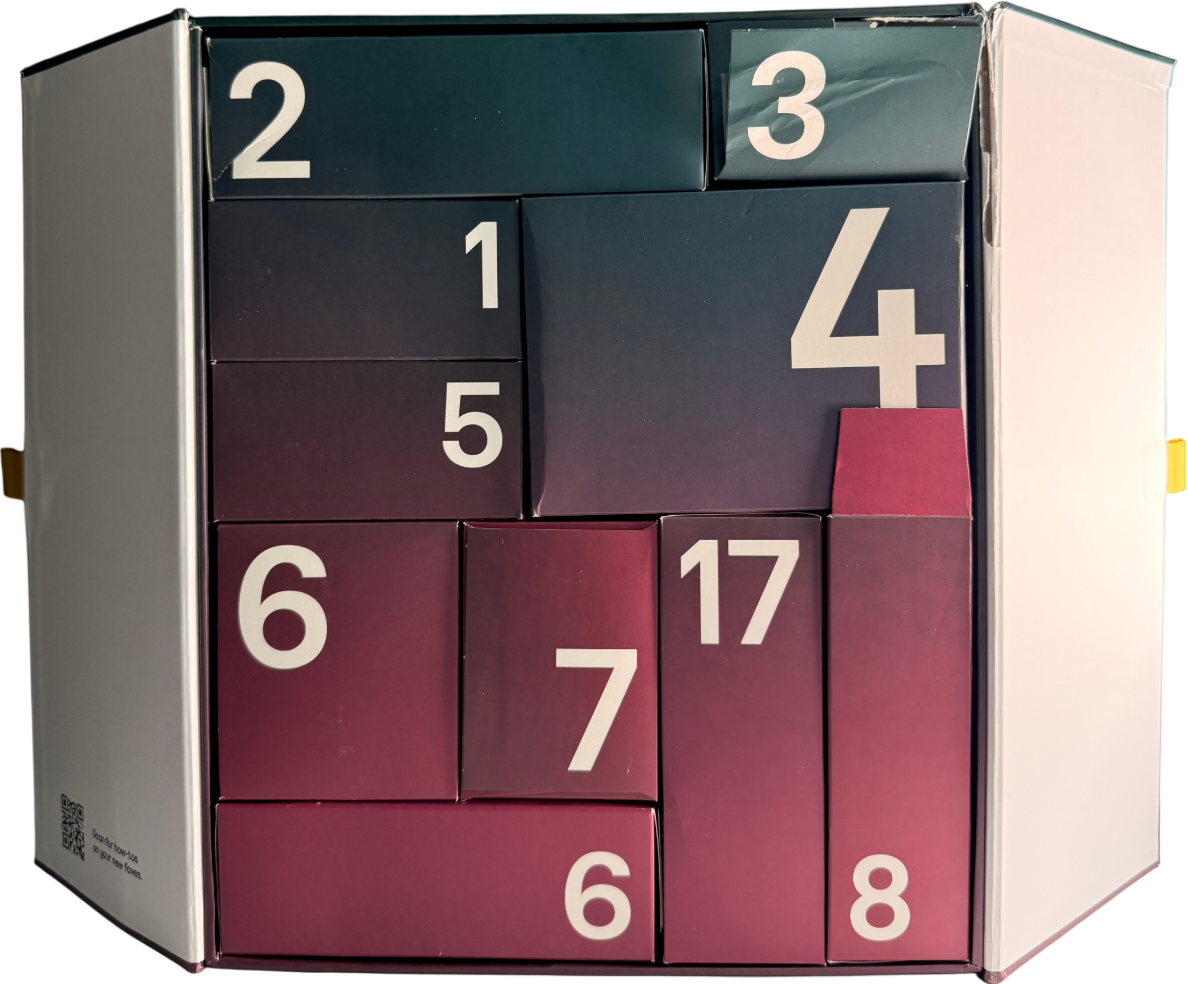 ASOS Nude Face + Body Advent Calendar 2025