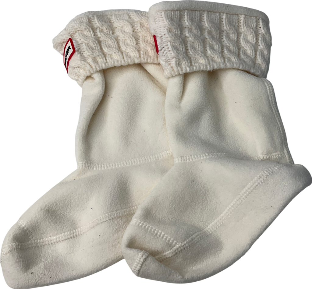 Hunter Cream Willie Boot Liners UK L