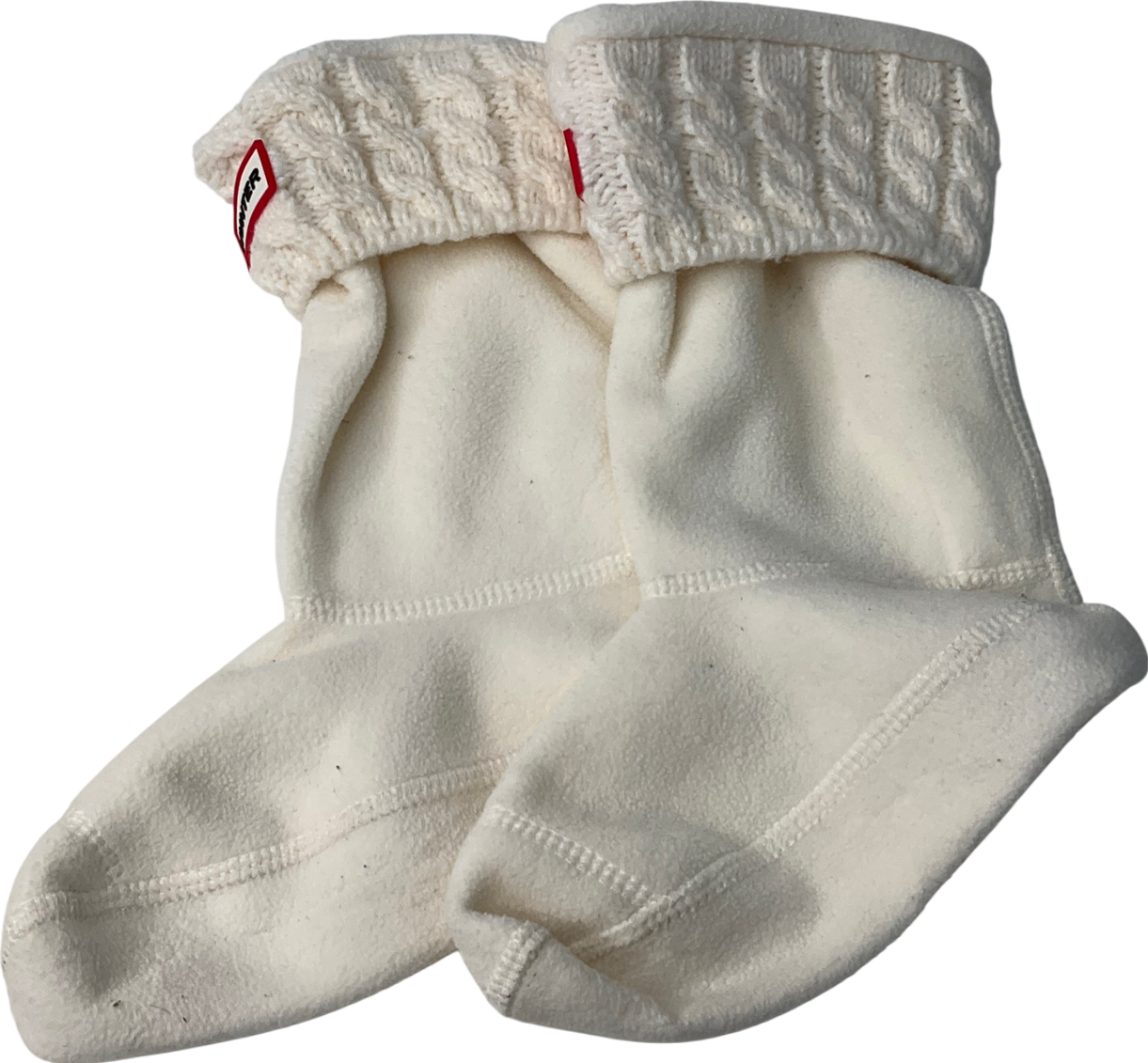 Hunter Cream Willie Boot Liners UK L