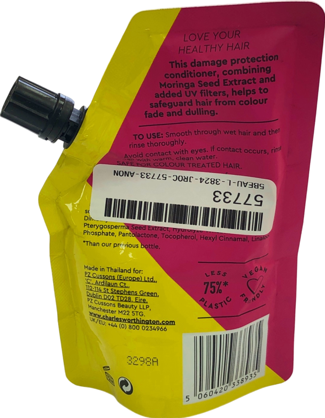 Charles Worthington Take Aways Sunshine Protect Conditioner  75ml