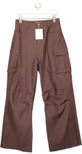 The Frankie Shop Brown Valo Cargo Pants UK S