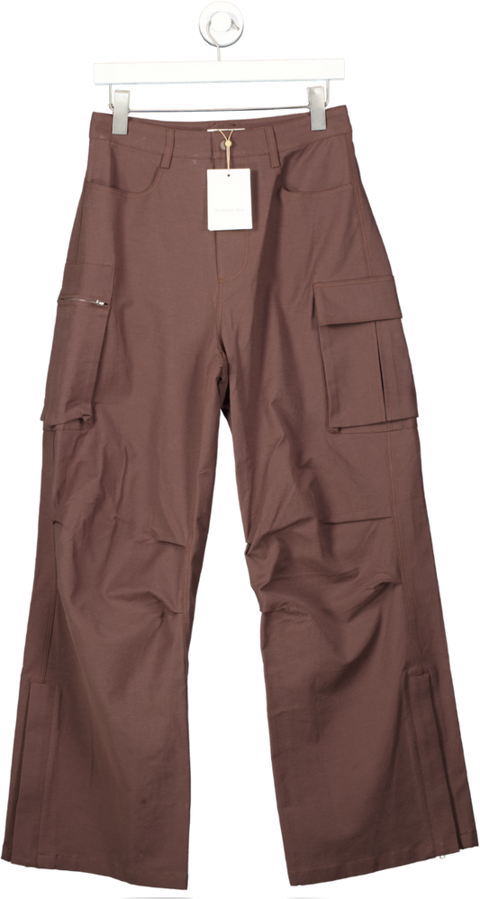 The Frankie Shop Brown Valo Cargo Pants UK S
