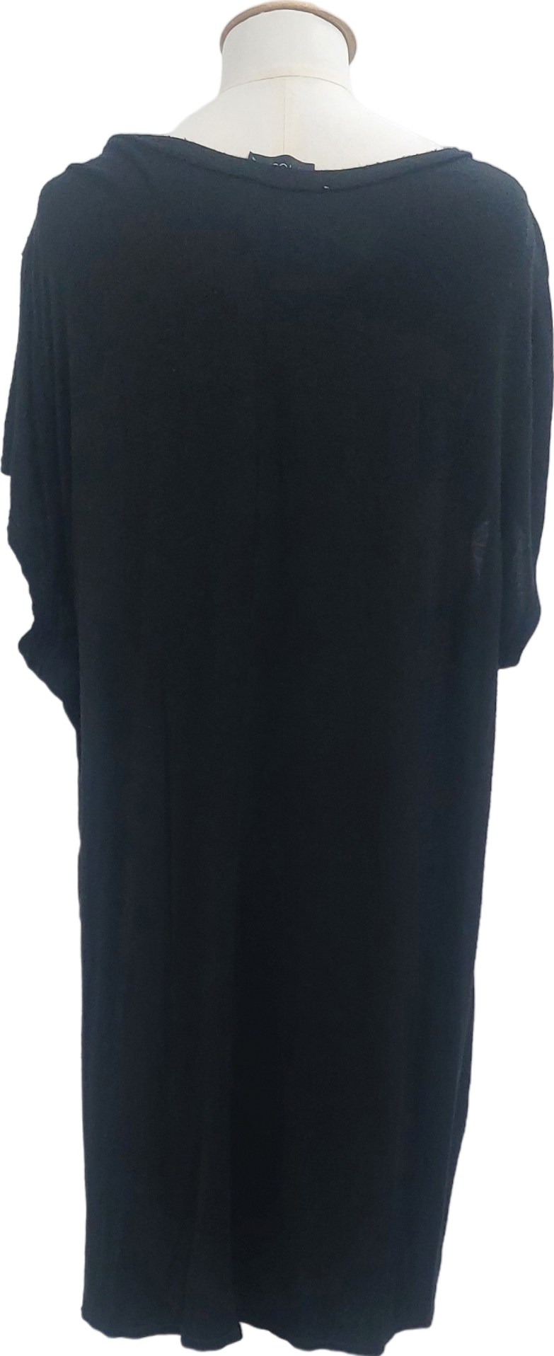 Yours Black Camo Sequin Tunic Top UK 22