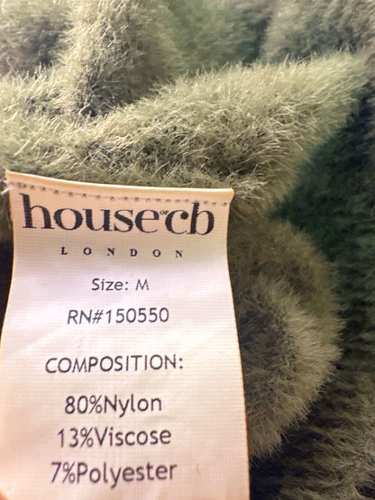 House of CB Green Fluffy Cardigan UK M