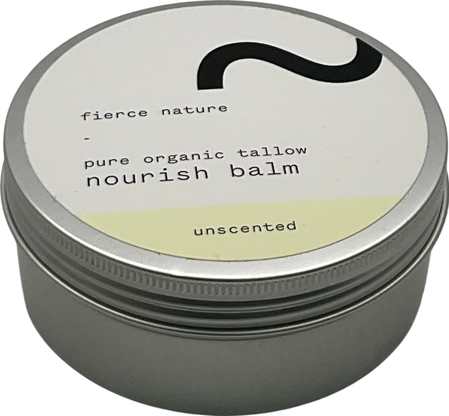 fiece nature Pure Organic Tallow Nourish Balm - Unscented 100g