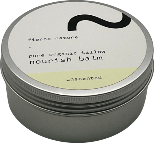 fiece nature Pure Organic Tallow Nourish Balm - Unscented 100g