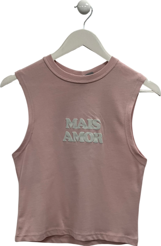 Cernucci Pink Amour Tank Top UK S