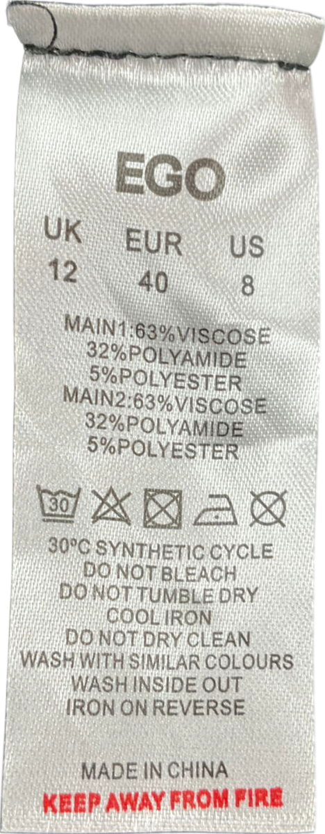 Ego Bandeau Contrast Lace Trim Tiered Mini Dress In Black Woven UK 12