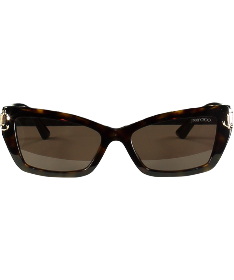 Jimmy Choo Brown Tortoiseshell Sunglasses Jc5011u 5002/73 One Size